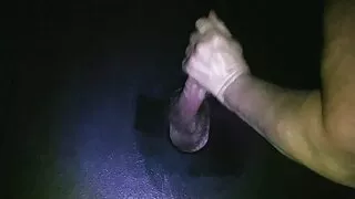 Baudžiamosios Azijos fuck Ir cums ant krūtinės.